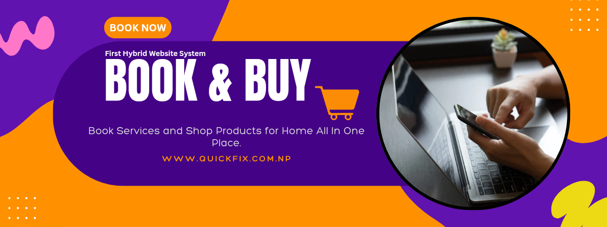 Quick Fix New Website: Book Services and Shop Products All in One Place!